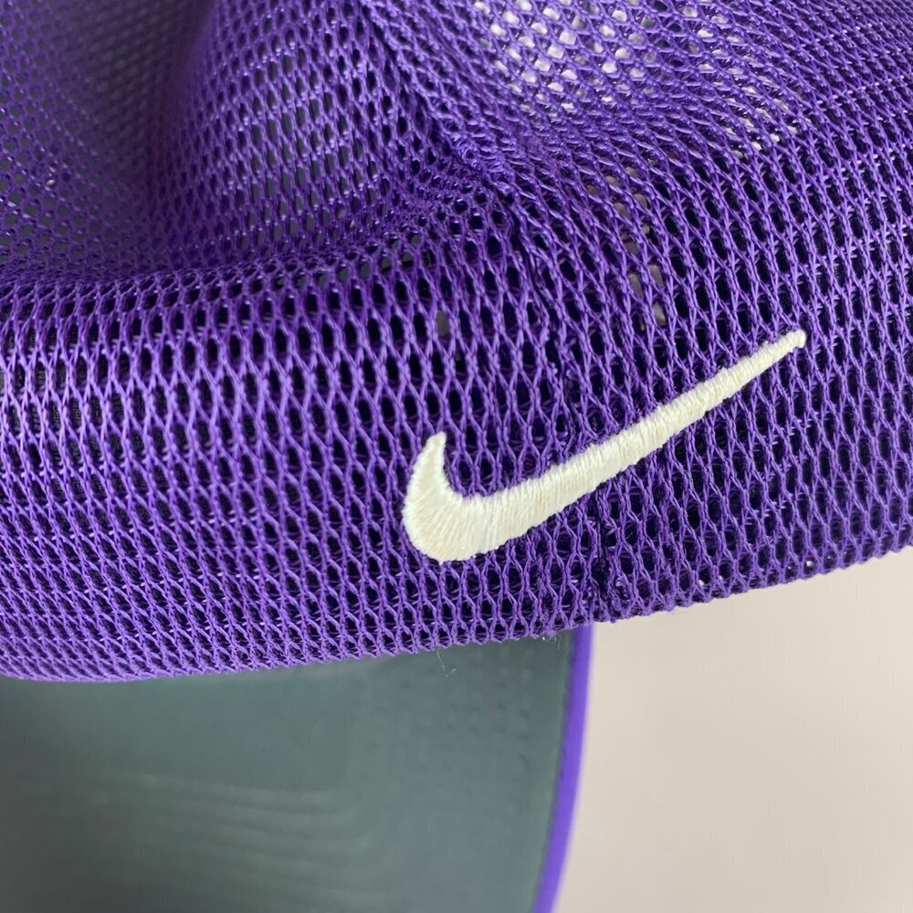 TCU Horned Frogs NCAA Purple Nike Golf Stretch Fitted Hat Mens M/L - Picture 6 of 6